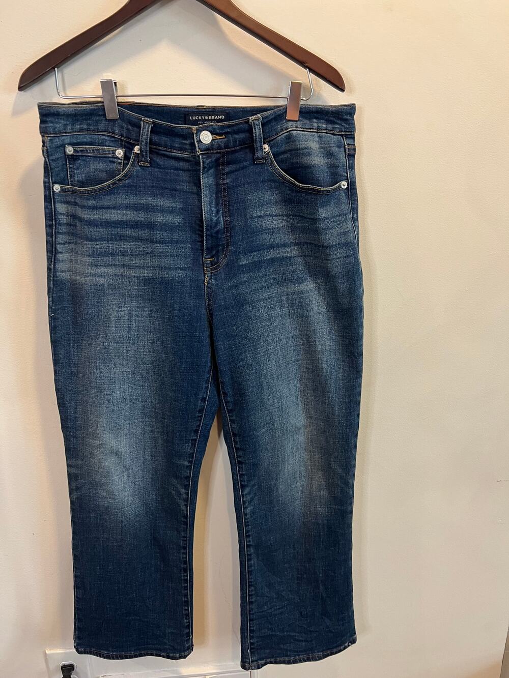 Lucky Brand High Rise Crop Mini Boot Bridgette Jeans - 14/32